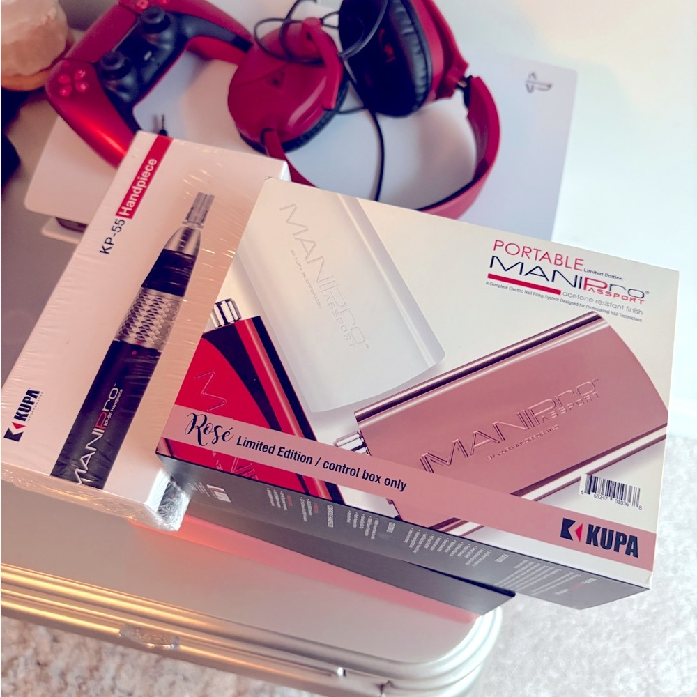 MANIPro Portable Nail Drill - Rose Gold and White